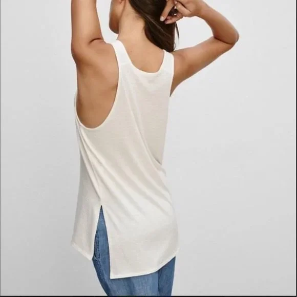 Aritzia Wilfred Free Ornella Tank Top Blue - Picture 2 of 8